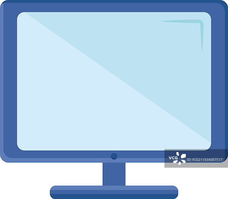 现代电脑显示器扁平屏幕设计图片素材