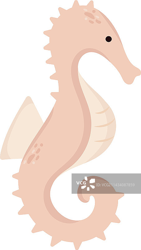 粉色马蹄铁海洋生物图片素材