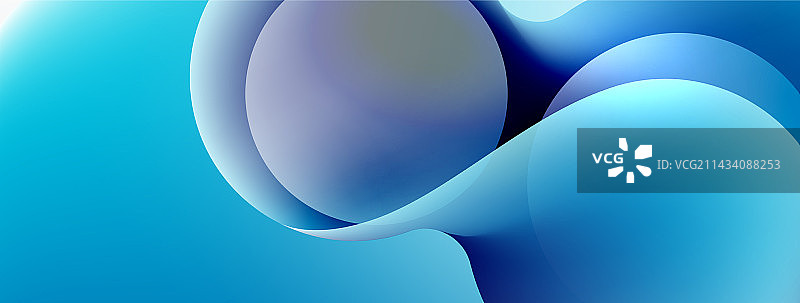 流体抽象背景圆形和圆形图片素材