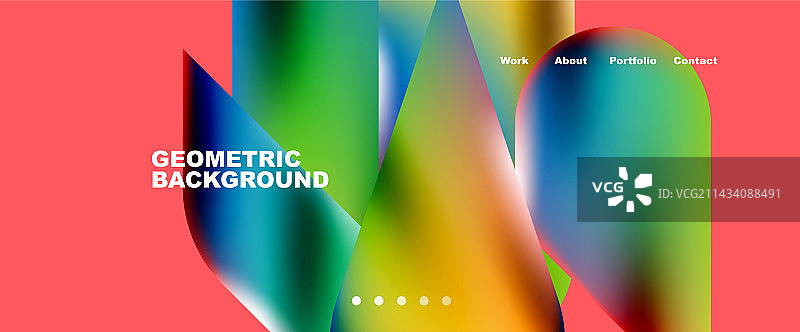 Glassmorphism登陆页背景模板图片素材