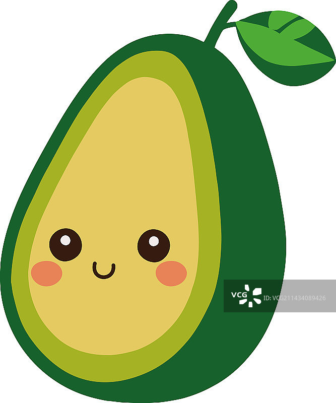 新鲜成熟的鳄梨健康零食图片素材