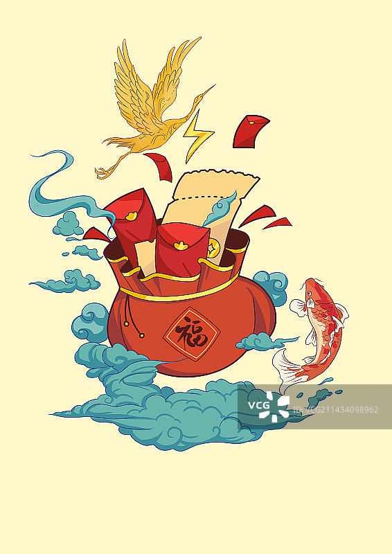 红包福袋图片素材