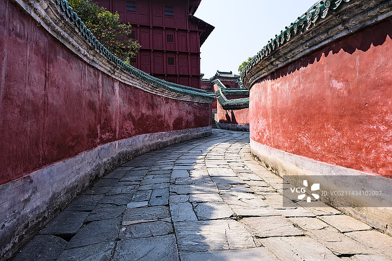湖北省十堰市武当山风景区道观建筑群图片素材