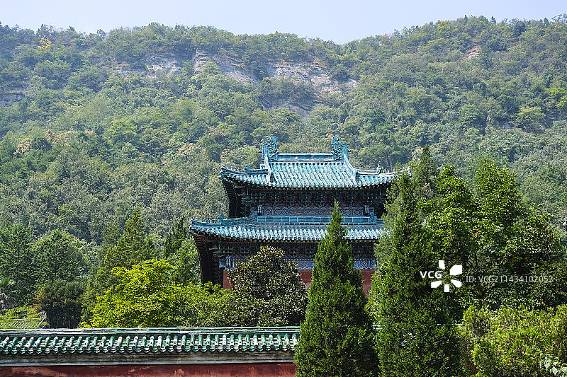 湖北省十堰市武当山风景区道观特色建筑图片素材