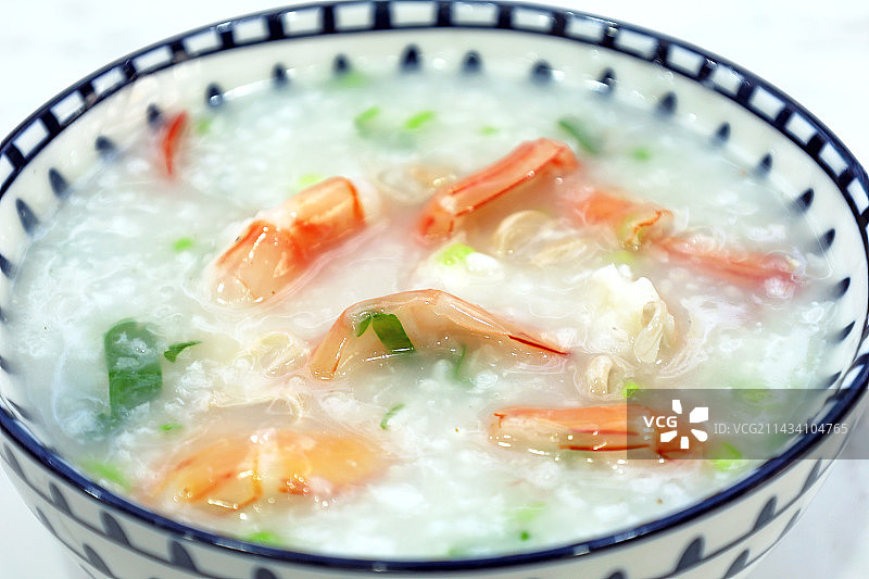 砂锅虾粥图片素材