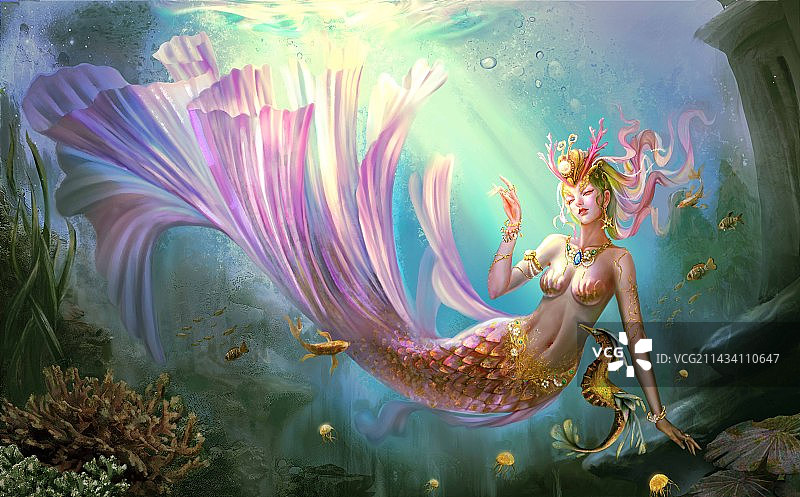 美人鱼图片素材