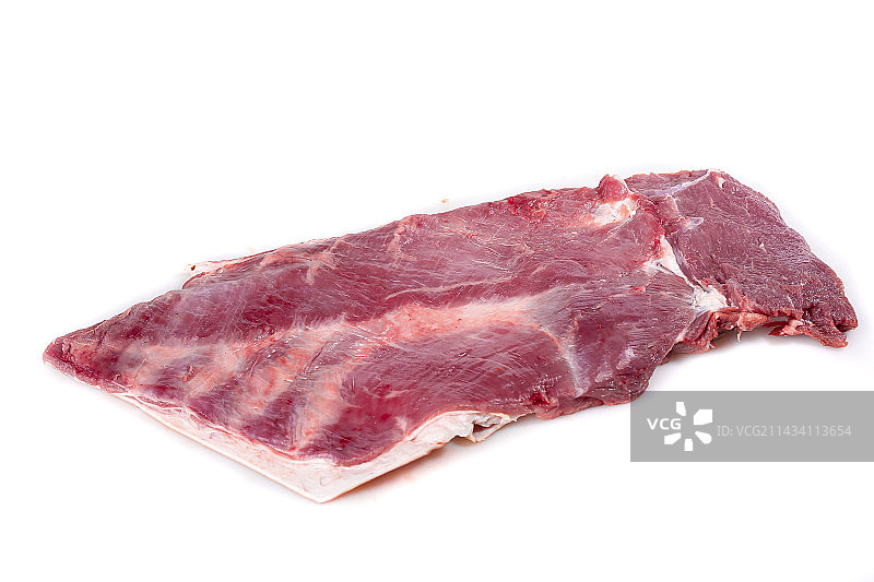 白底上的新鲜羊肉图片素材