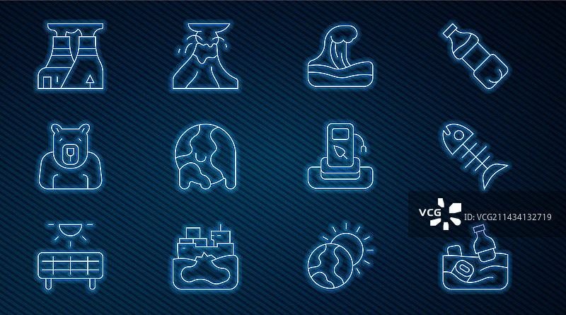 海洋污染导致鱼类死亡图片素材