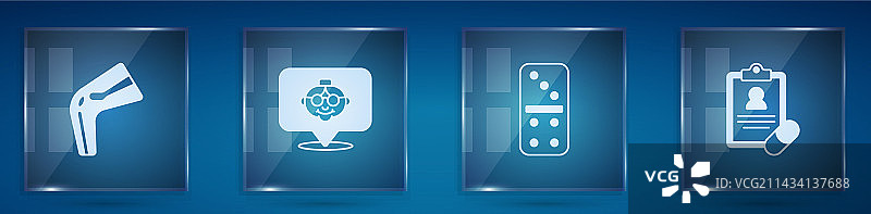 骨骼疼痛、祖母、多米诺骨牌和医疗图片素材