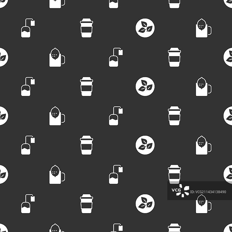 茶叶柠檬茶杯套装图片素材