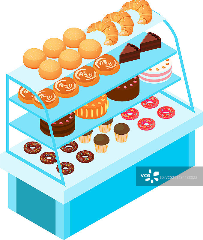 2.5D甜点展示图片素材