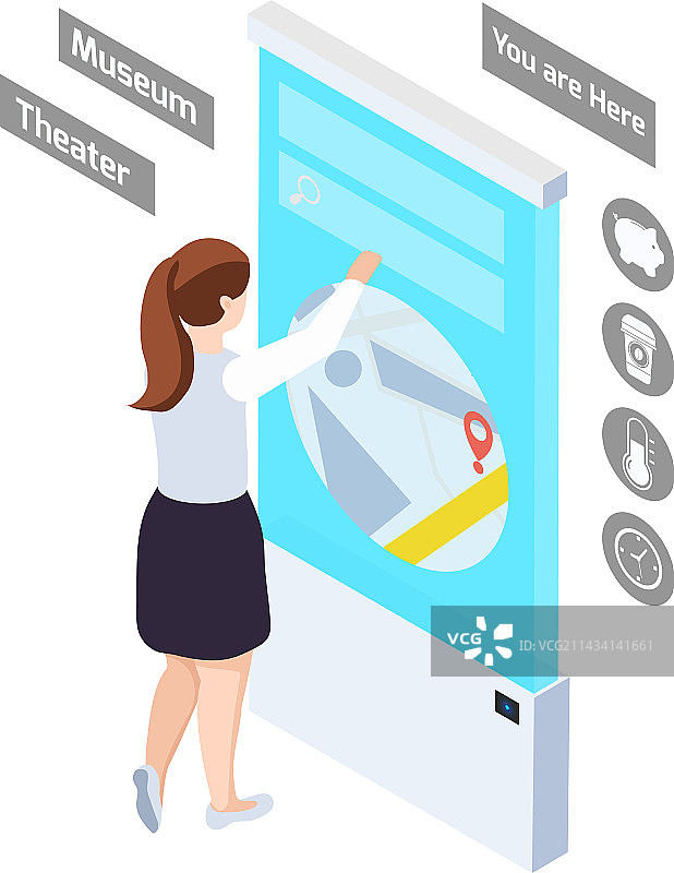 智能城市图标图片素材