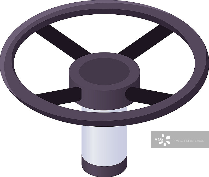 阀门2.5D等距图标图片素材