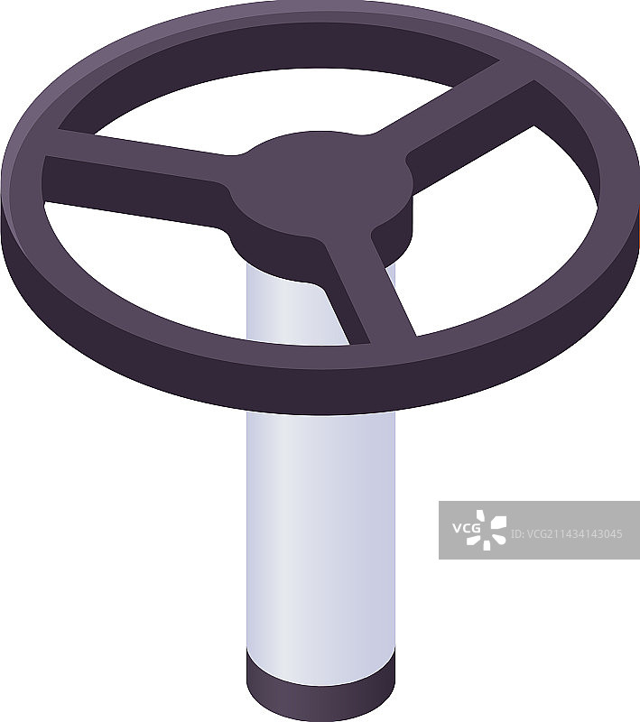 阀门2.5D等距图标图片素材