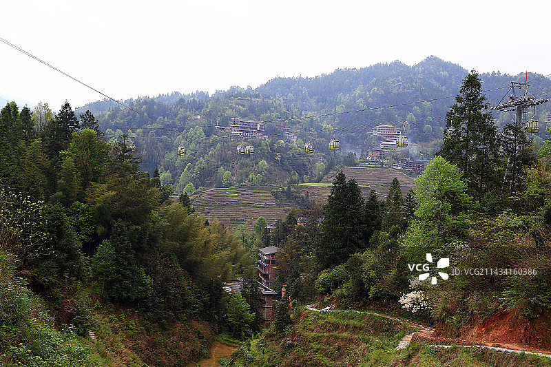 金坑梯田图片素材