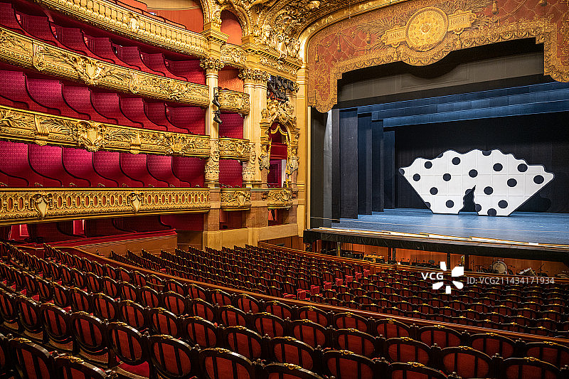 法国巴黎歌剧院室内大厅图片素材