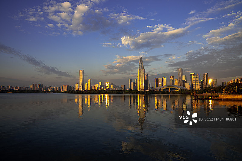 深圳天际线图片素材