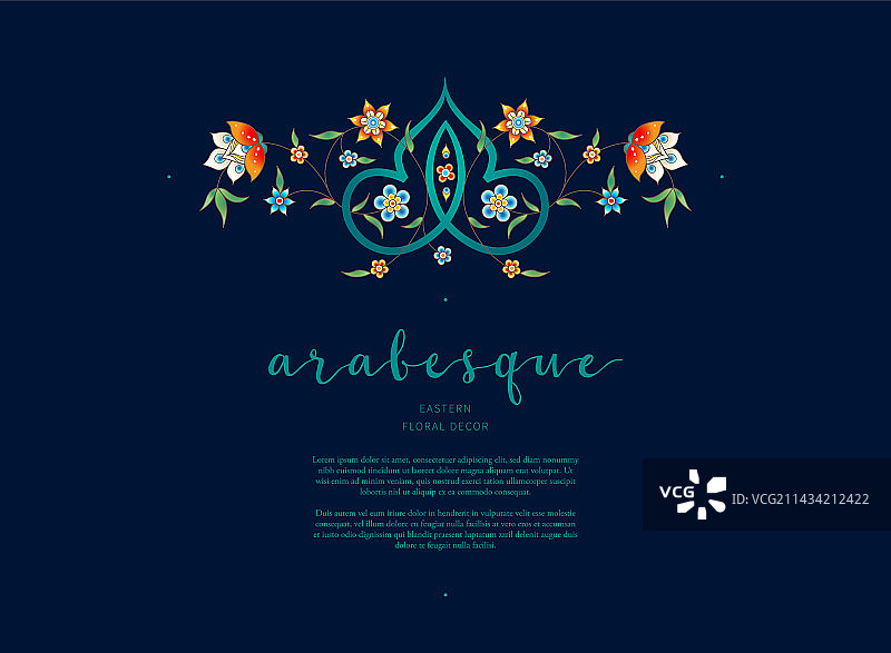 东方风格复古装饰图片素材