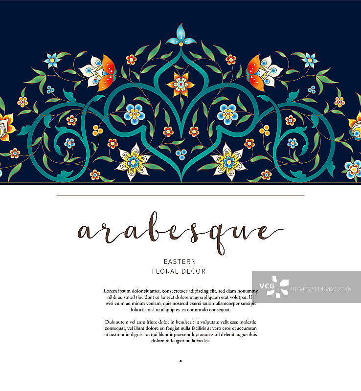 东方风格复古卡片图片素材