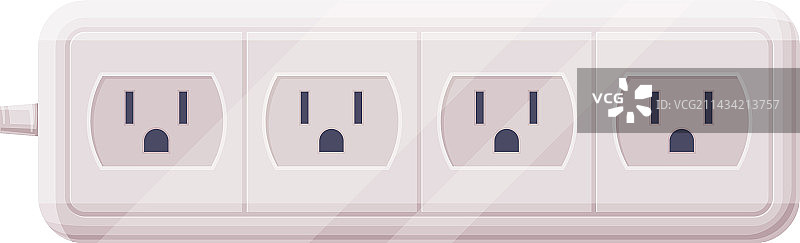 带电源线的电源插座图片素材