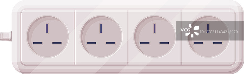 带电源线的电源插座图片素材