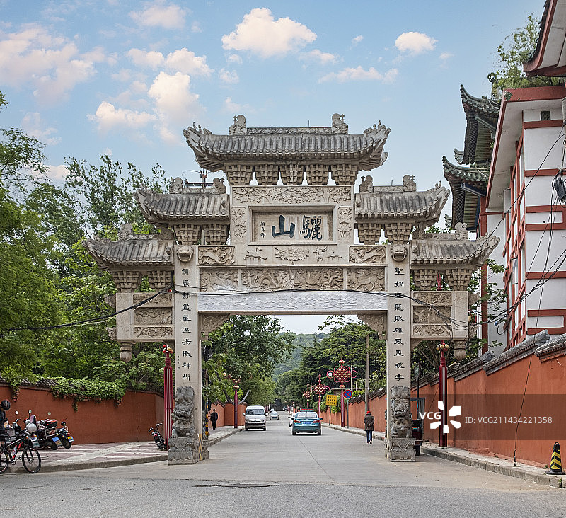 西安鹦鹉寺公园图片素材