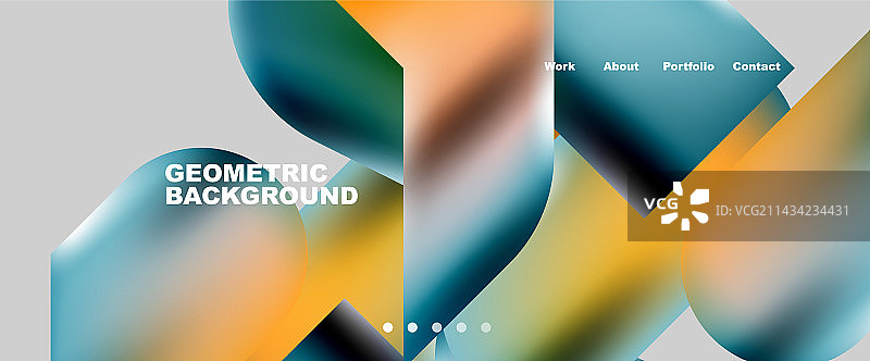 Glassmorphism登陆页背景模板图片素材