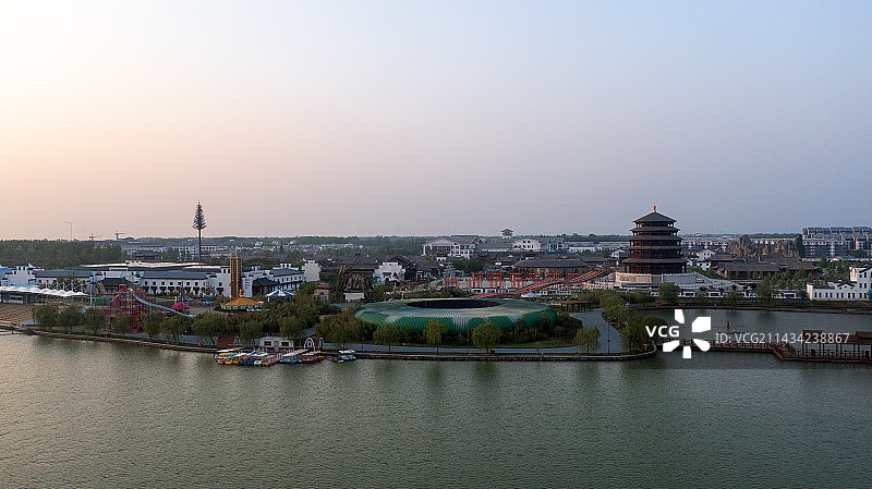 山东夏津县德百旅游小镇图片素材