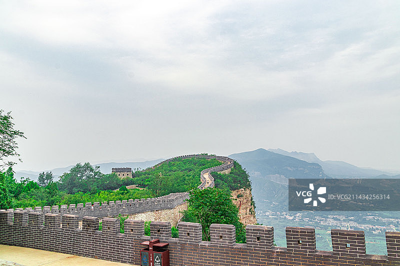 石家庄抱犊寨的青山绿水图片素材