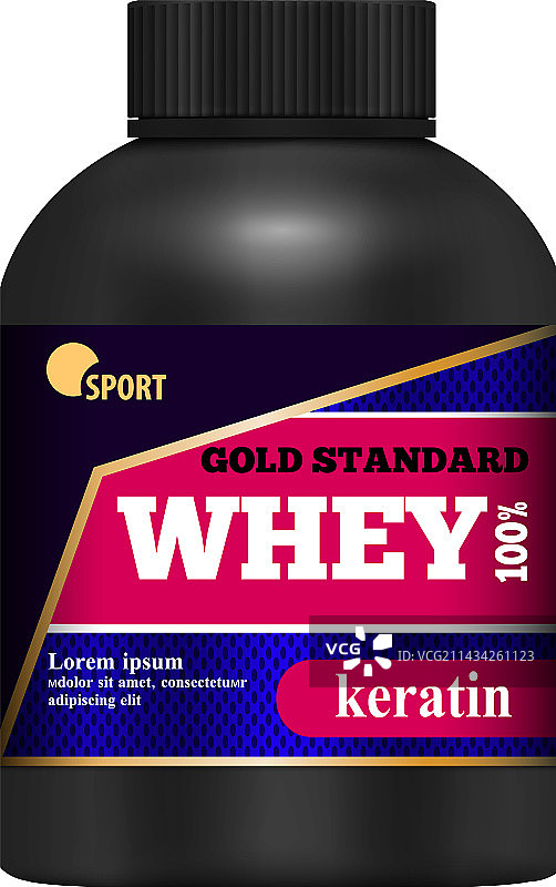 运动营养罐图片素材