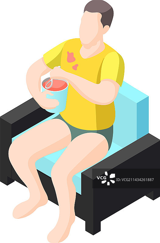 2.5D贪吃概念图片素材