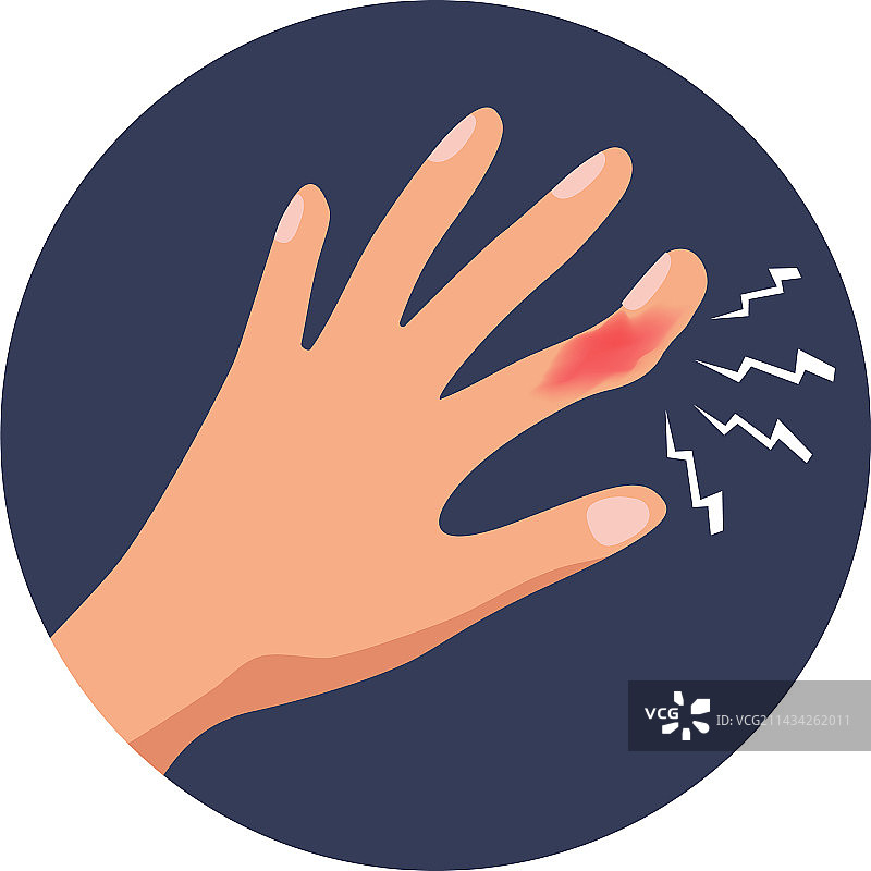 手指受伤图标图片素材