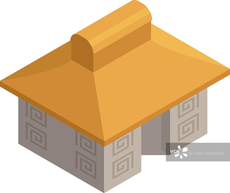 玛雅小屋图标图片素材