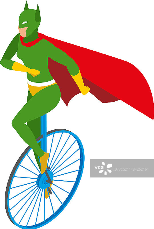 2.5D超级英雄表演者图片素材