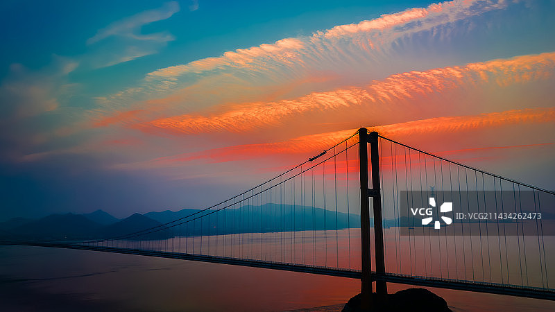 浙江舟山西堠门大桥图片素材