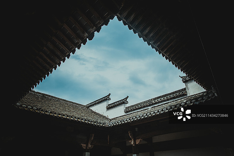 安徽歙县棠樾牌坊群图片素材