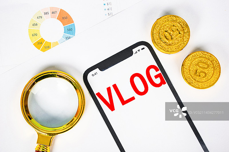 创意配图：VLOG影像记录视频博客图片素材