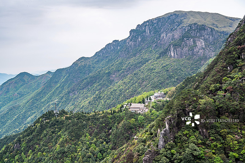 中国萍乡武功山风景名胜区山景图片素材