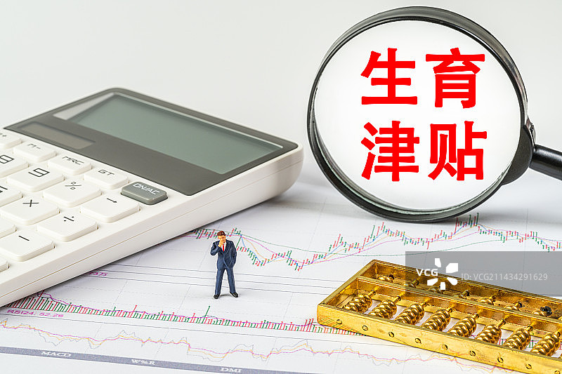 生育津贴创意微缩图片素材