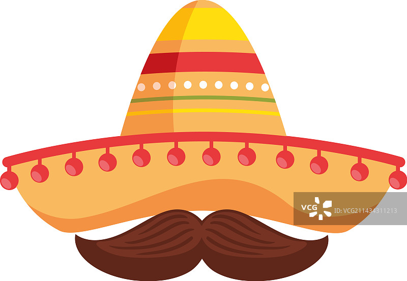 墨西哥文化五月五日节图片素材