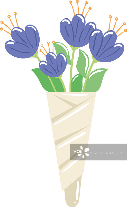 紫色花束图片素材