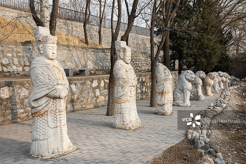 河北省保定市满城汉墓石像生图片素材