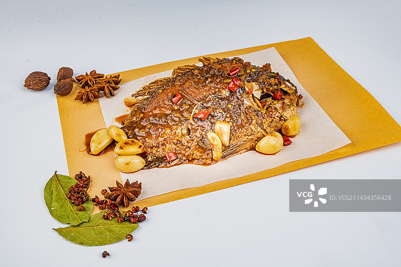 红烧罗非鱼图片素材