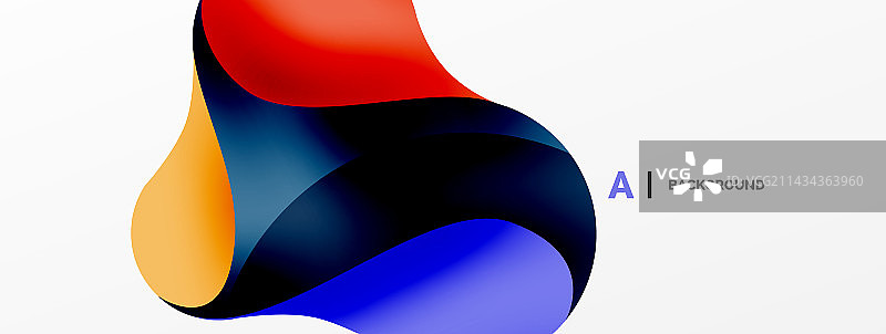 流动的几何形状极简抽象图片素材