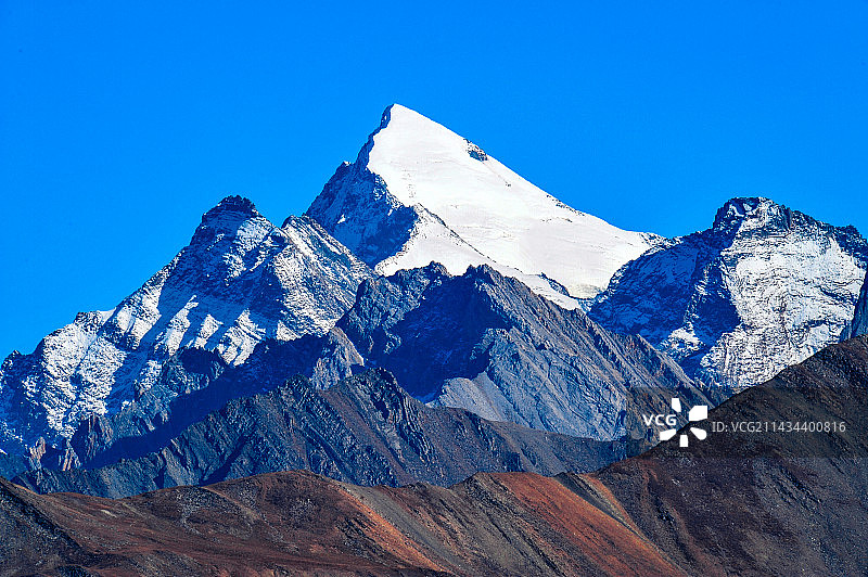 雪宝顶图片素材