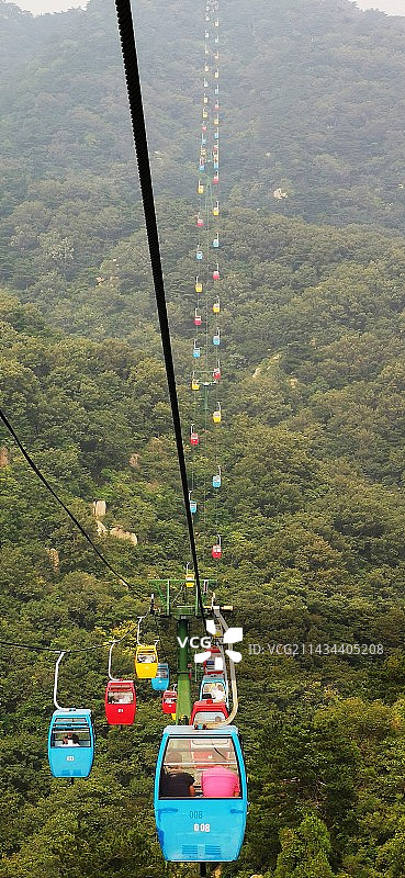 盘山缆车图片素材