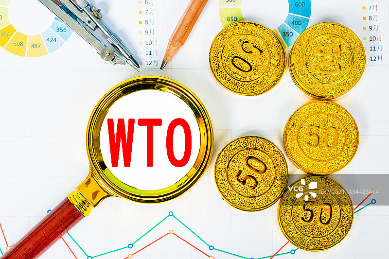 创意配图：世界贸易组织WTO图片素材