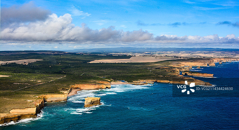 鸟瞰大洋路图片素材