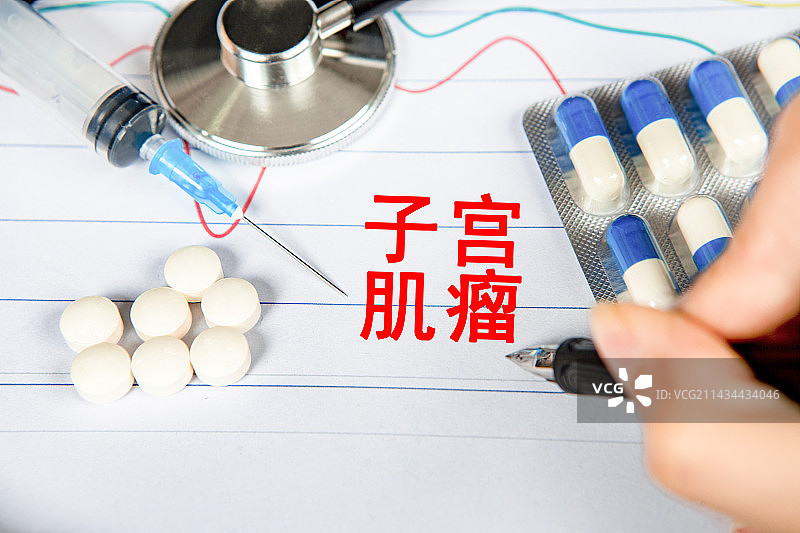 医疗创意配图：子宫肌瘤图片素材