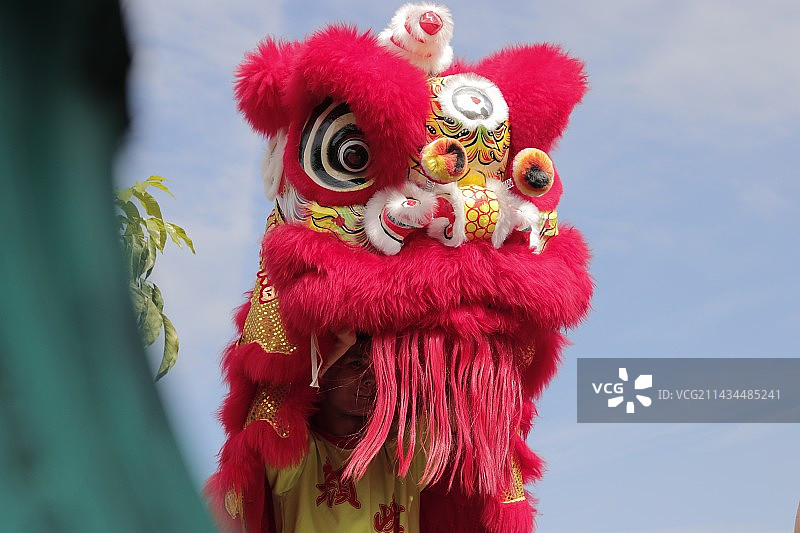 佛山舞狮图片素材